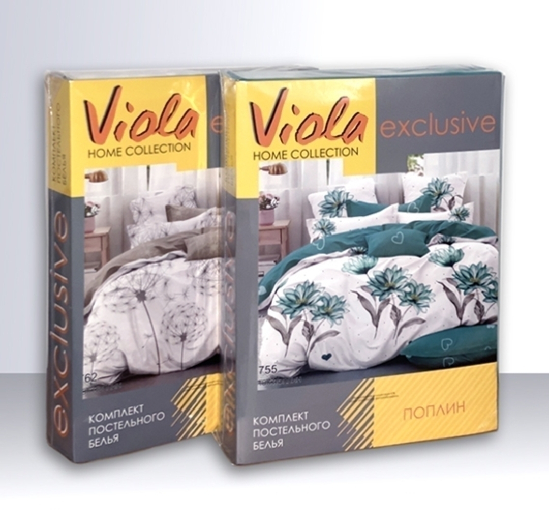 КПБ евро поплин Exclusive Viola <ПВ22-1391>